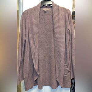 Barefoot Dreams Mauve Cardigan